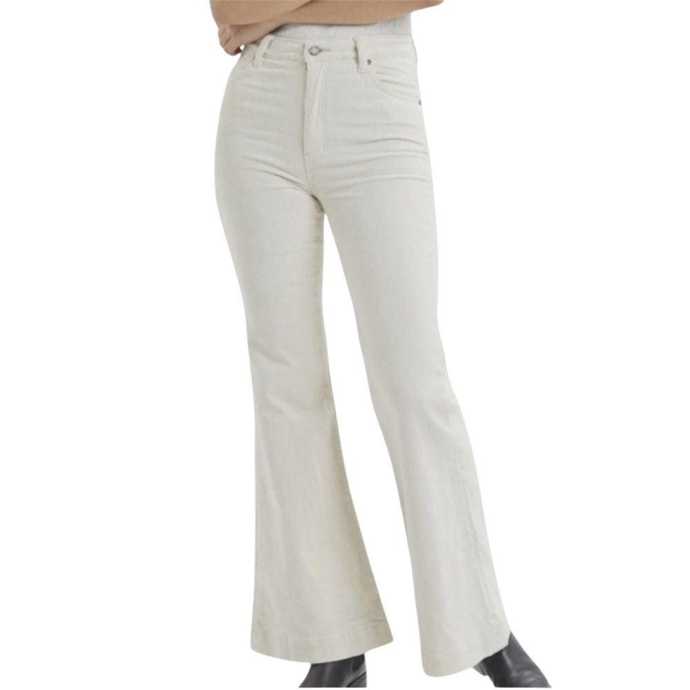 NEW Rolla’s Eastcoast High rise Flare Leg Corduroy Pants Vanilla SZ 26